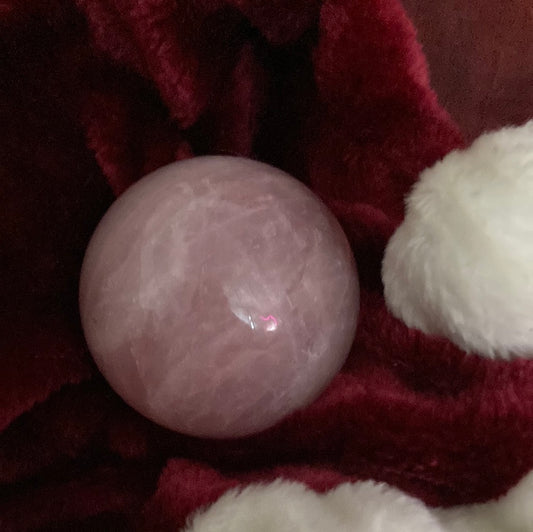 Pink Quartz crystal