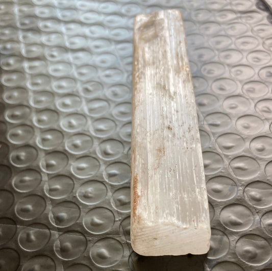 Selenite crystal wand